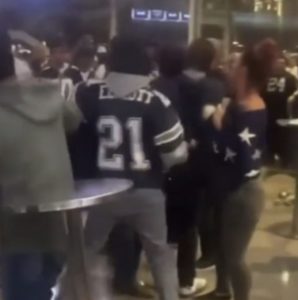 Cowboys and Raiders Fans Have Full Out Brawl at AT&T Stadium