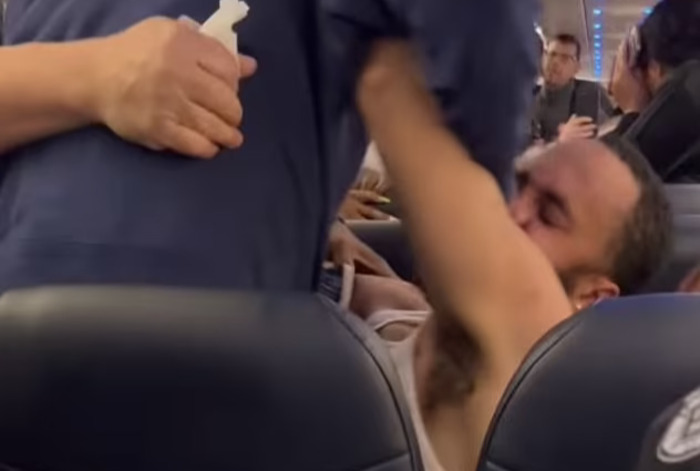 Watch Two Men Engage In Ugly Brawl On Spirit flight After It Landed In Boston From Myrtle Beach